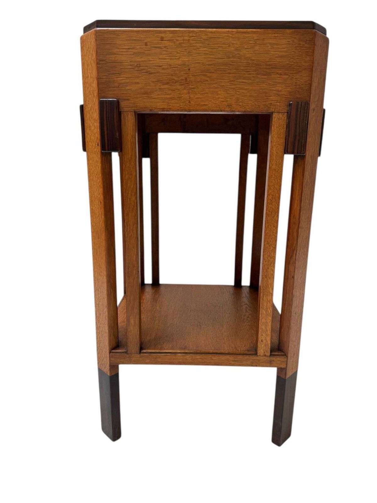 Art Deco Modernist Pedestal By Anton Lucas For N.V. Meubelkunst Leiden, 1920s photo for sale