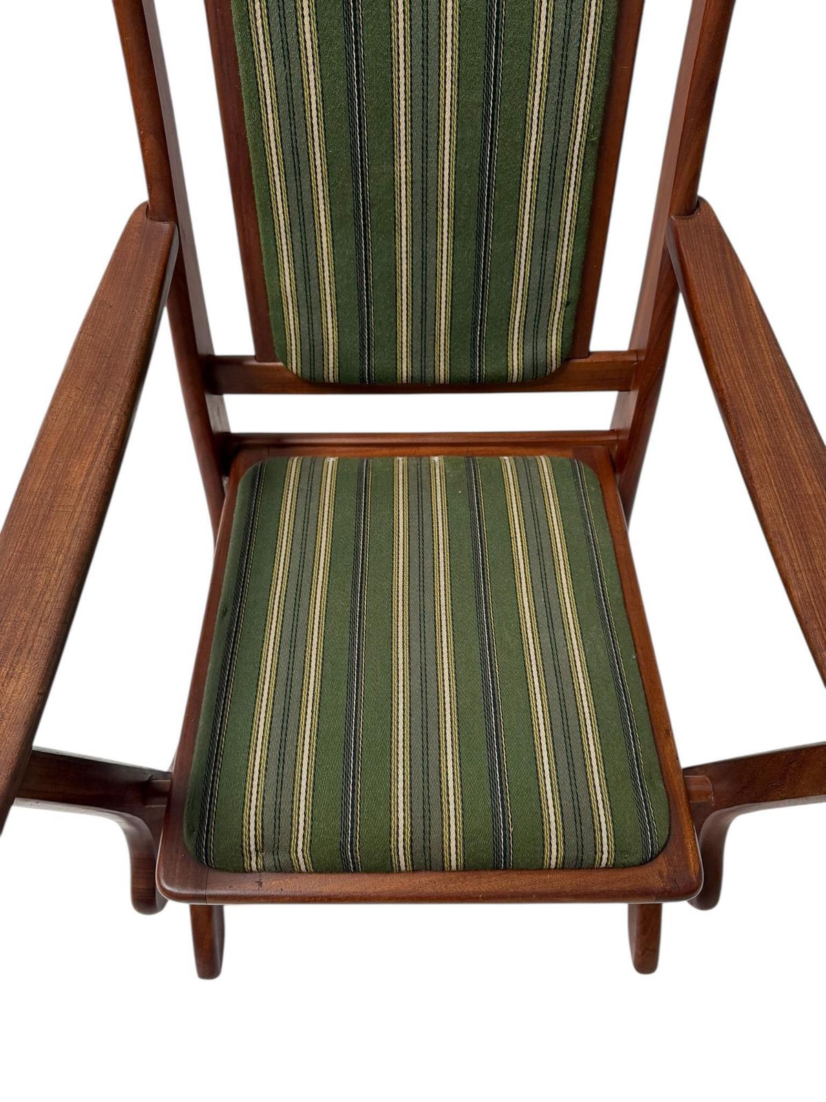 photo for sale Danish Mid Century Modern Rocking Chair In Teak, 1960s