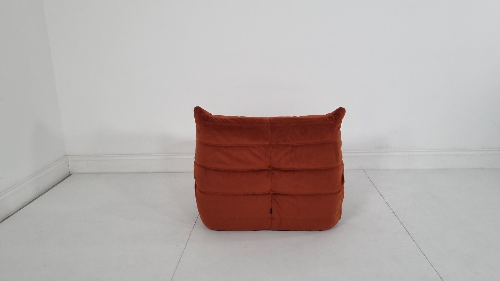 photo for sale Ligne Roset Togo Chair In Luxurious Russet Alcantara Immaculate