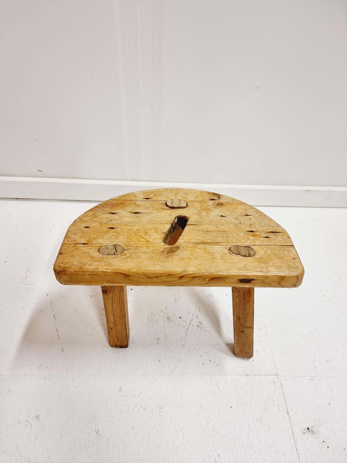Swedish Allmoge / Folk Art, Stool, Dated 1948 photo 1462.0