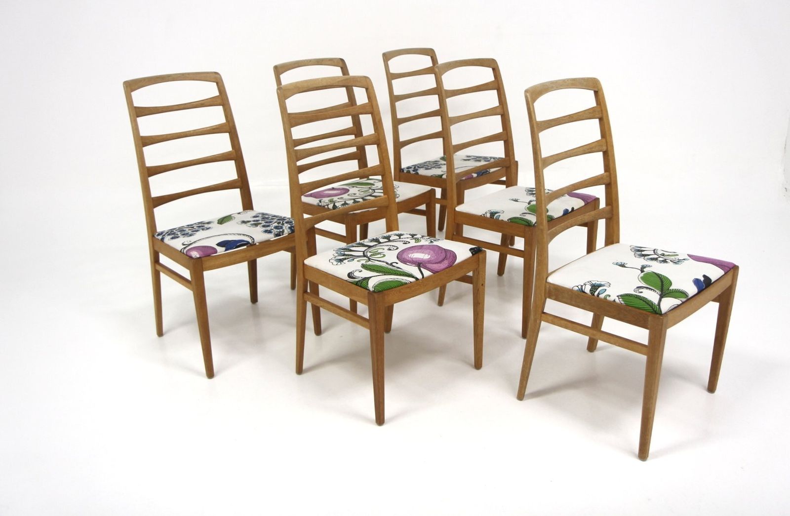 photo furniture Scandinavian Reno Chairs In Oak By Bertil Fridhagen For Bodafors, Sweden, 1960s, Set Of 6