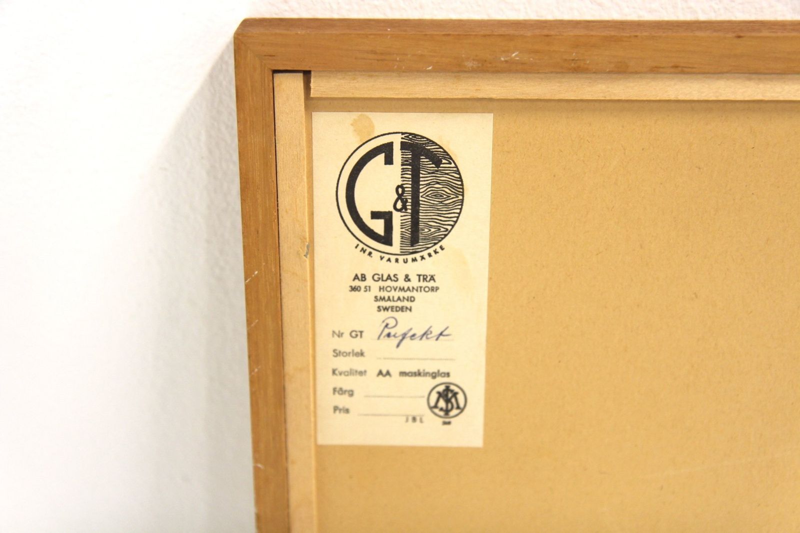 Scandinavian Mirror In Wood And Glass, Sweden, 1950s photo furniture