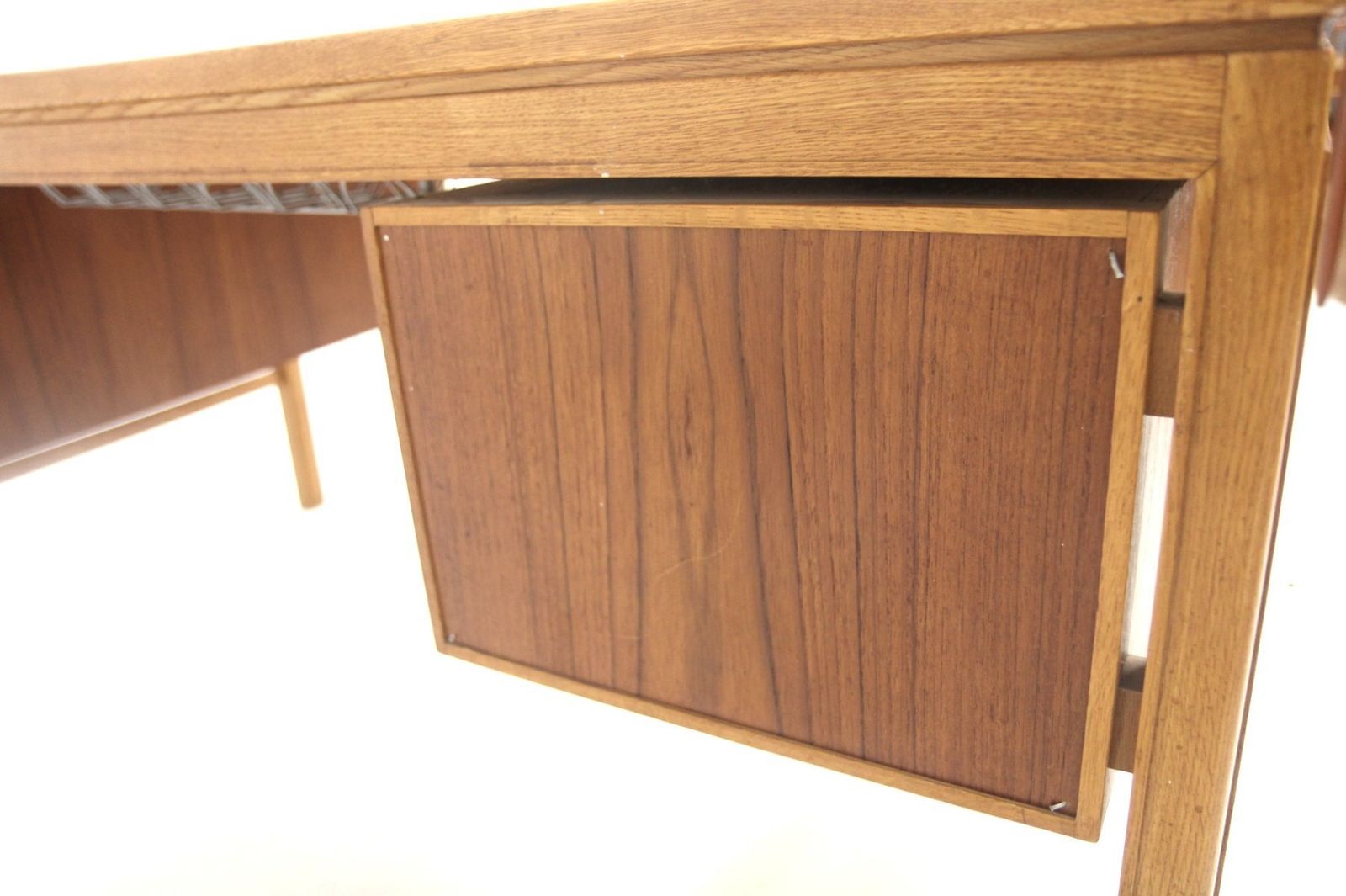 Scandinavian Desk In Teak And Oak, Sweden, 1960s photo furniture