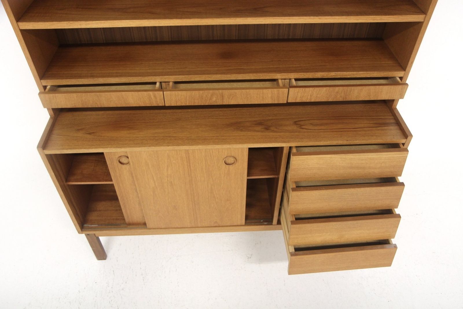 Scandinavian Teak Secretary Desk, Sweden, 1960s photo Furniture