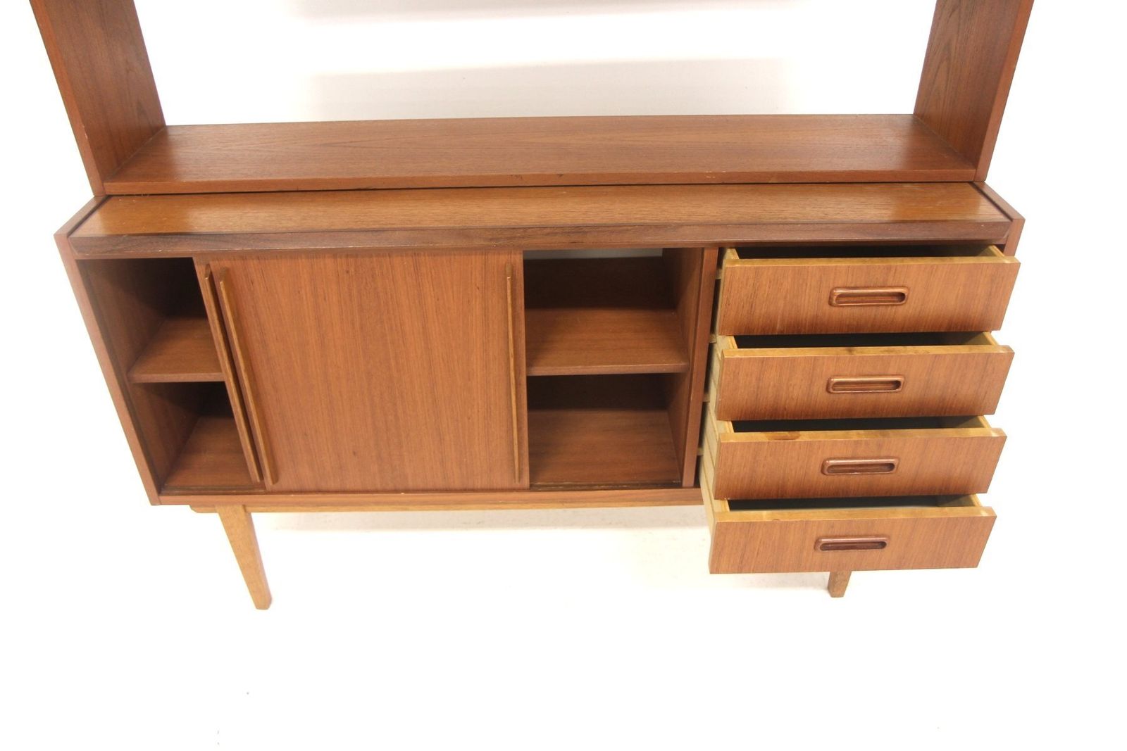 Scandinavian Teak Secretary Desk, Sweden, 1960s photo vinterior