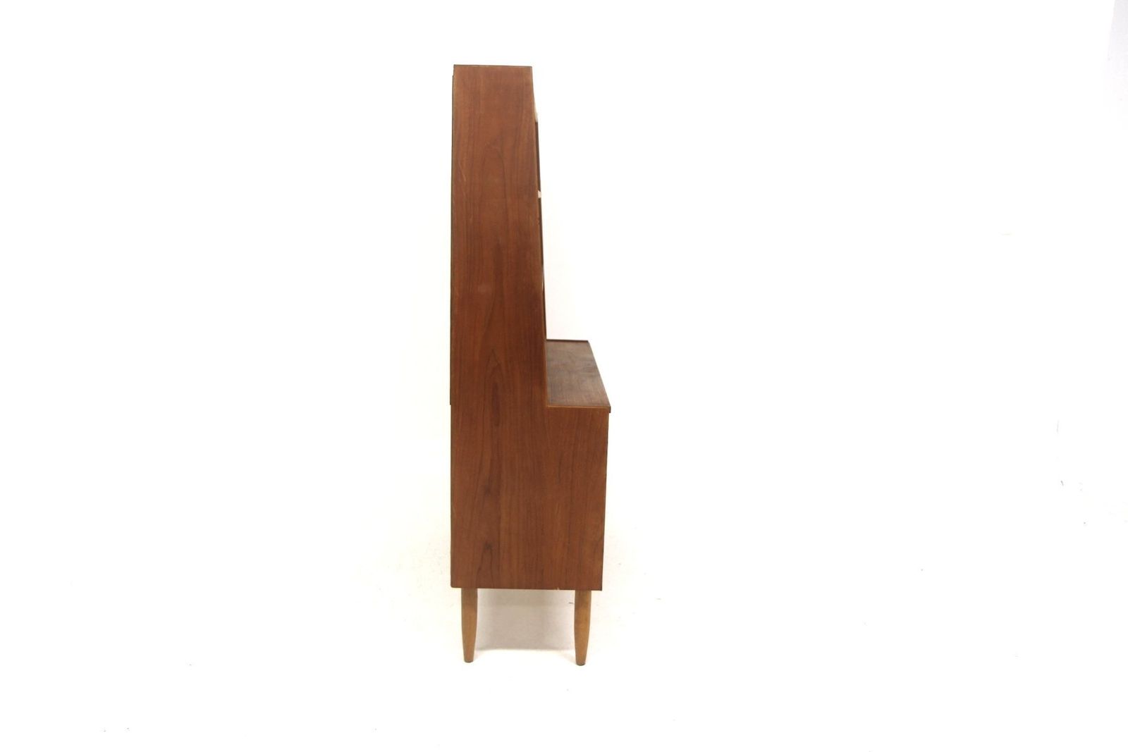 Scandinavian Teak Secretary Desk, Sweden, 1960s