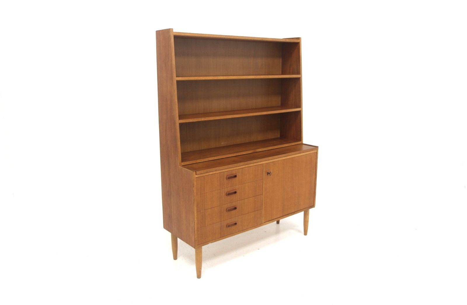 Scandinavian Teak Secretary Desk, Sweden, 1960s photo Furniture
