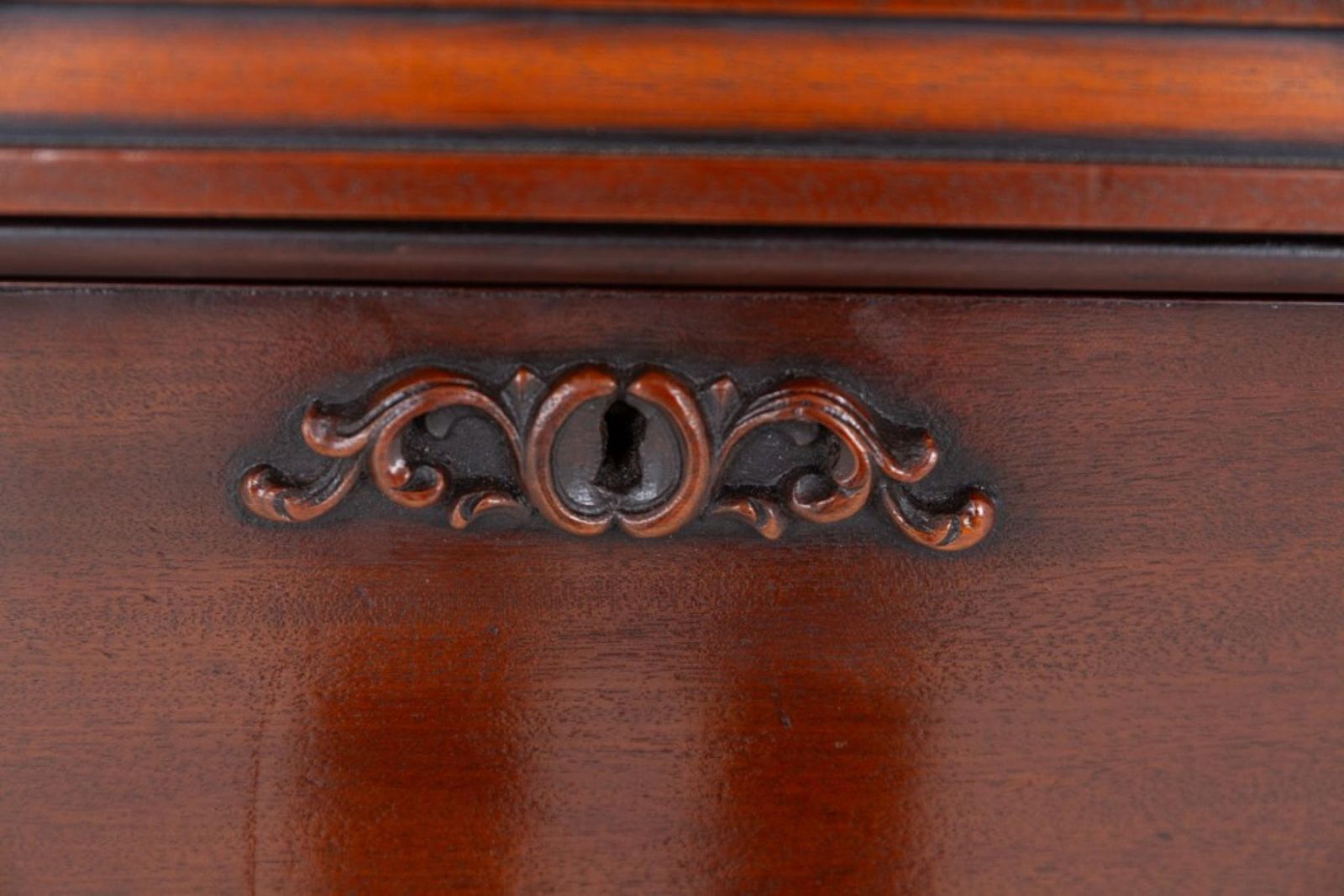 Period Victorian Secretaire Bookcase Bureau Cabinet 1860 photo vintage