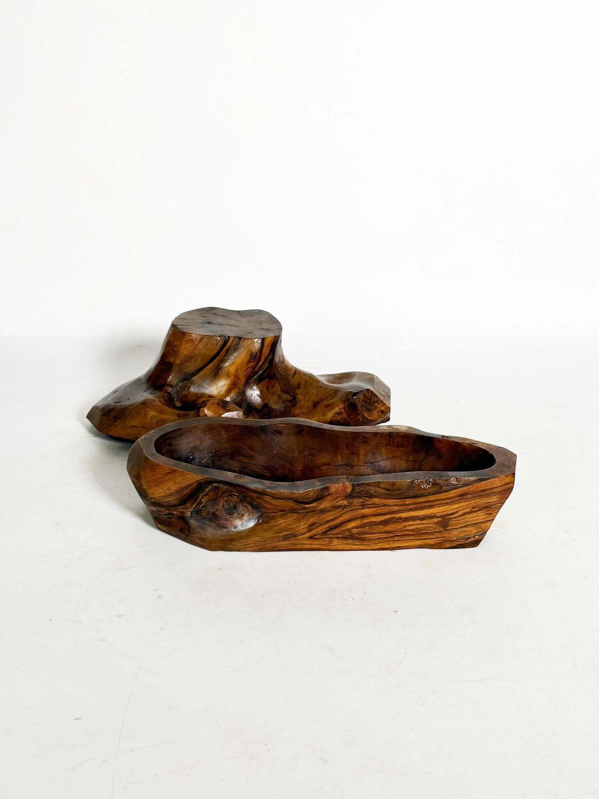 Olive Wood Box, France, 1960, Brutalist Style France photo for sale