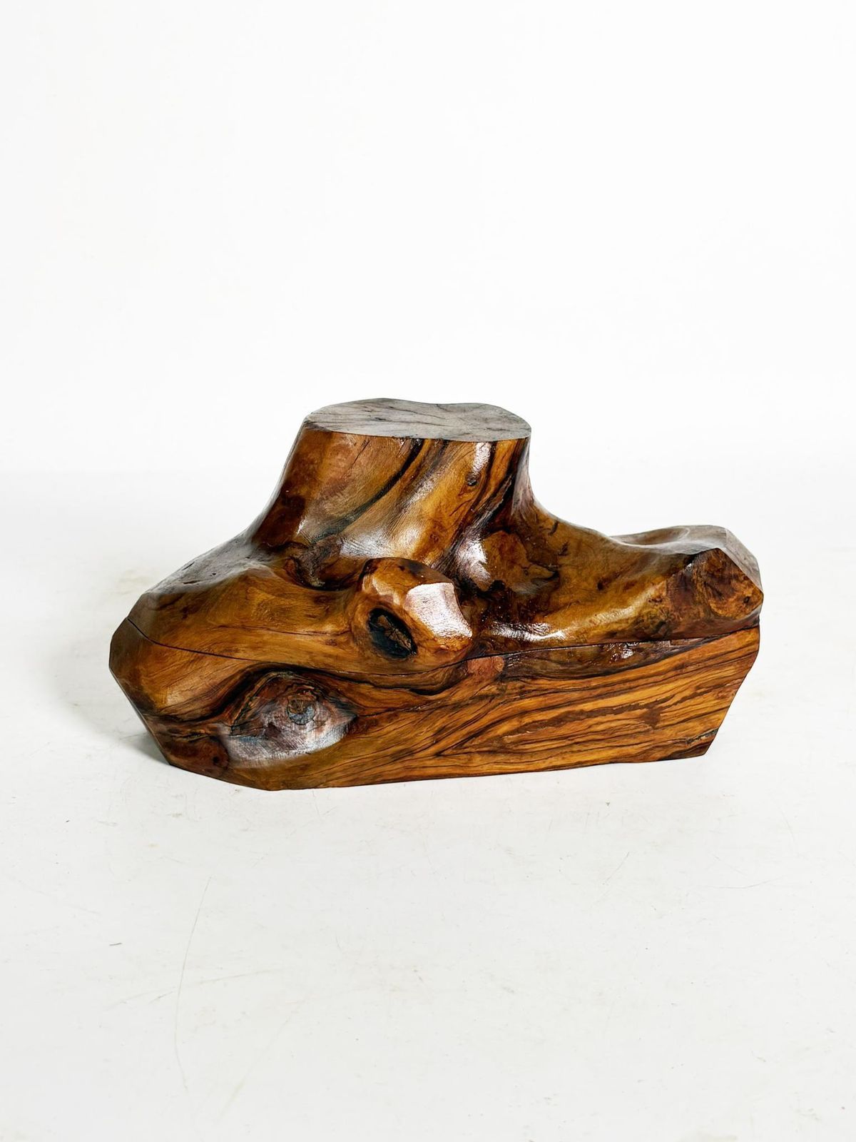 photo for sale Olive Wood Box, France, 1960, Brutalist Style France
