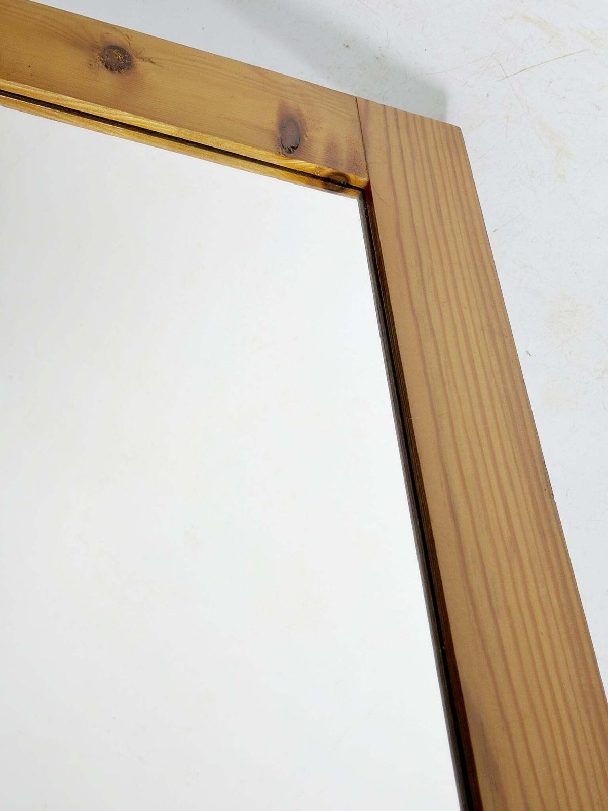 Pine Mirror In The Style Of Charlotte Perriand, France, 1970 photo 480.0