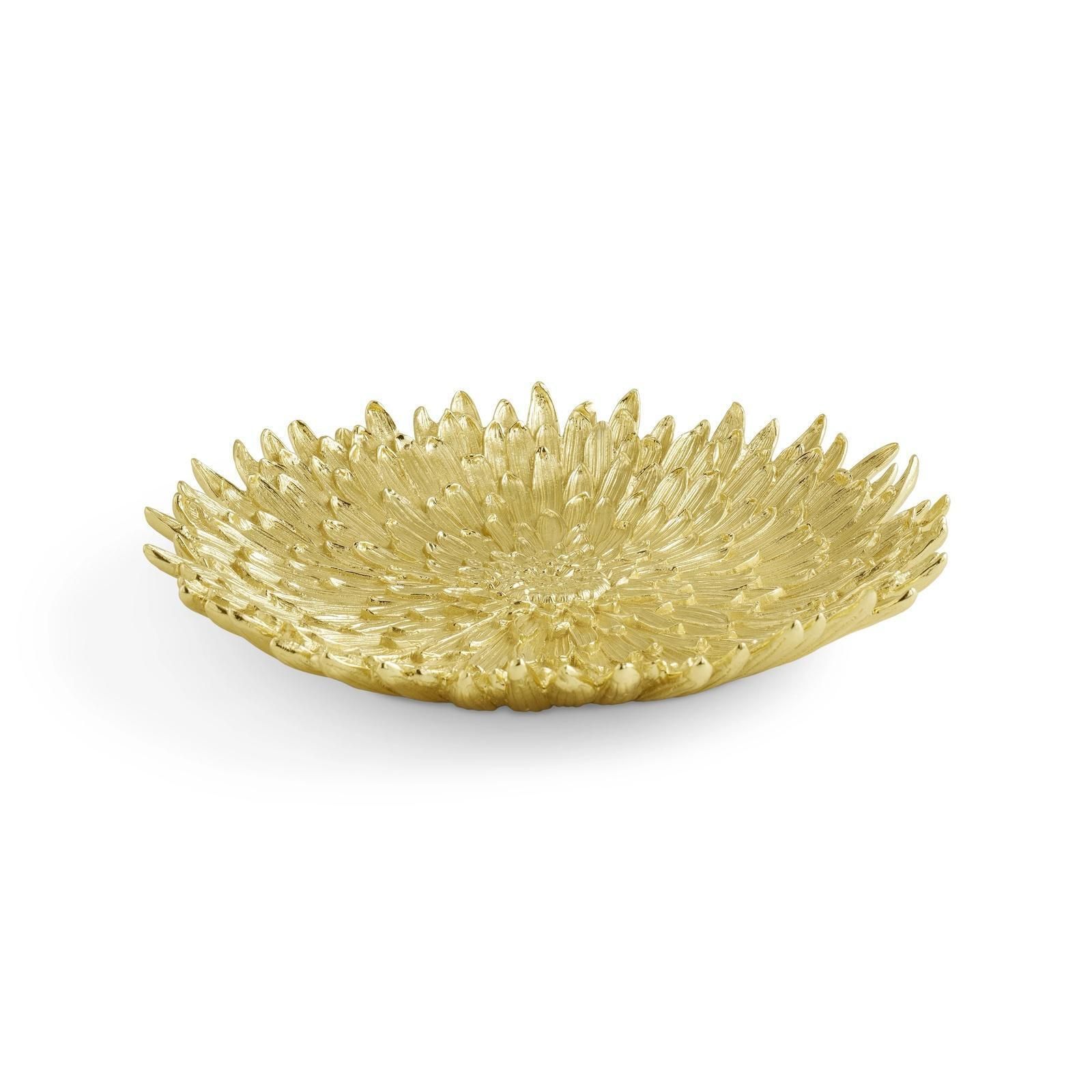 Pair Of Contemporary Gold Tone Metal Centerpiece Platter photo furniture