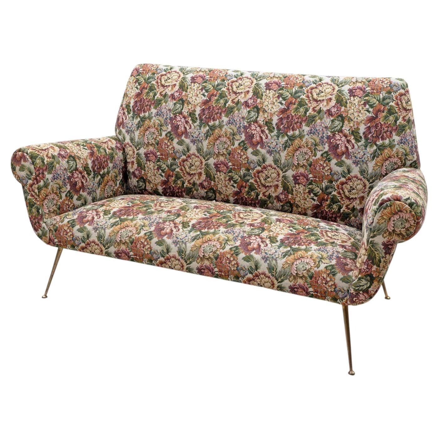 Gigi Radice Mid Century Modern Italian Sofa For Minotti, 1950s