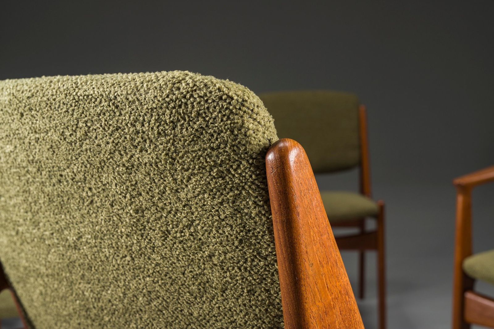 photo buy Danish Ella Chairs In Teak Attributed To Arne Vodder For Vamo Sønderborg, 1960s, Set Of 6