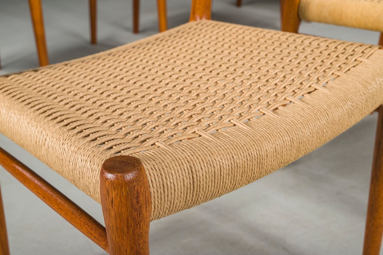 4527.0 Danish Teak Model 75 Dining Chairs By Niels Møller, 1960s, Set Of 8 photo