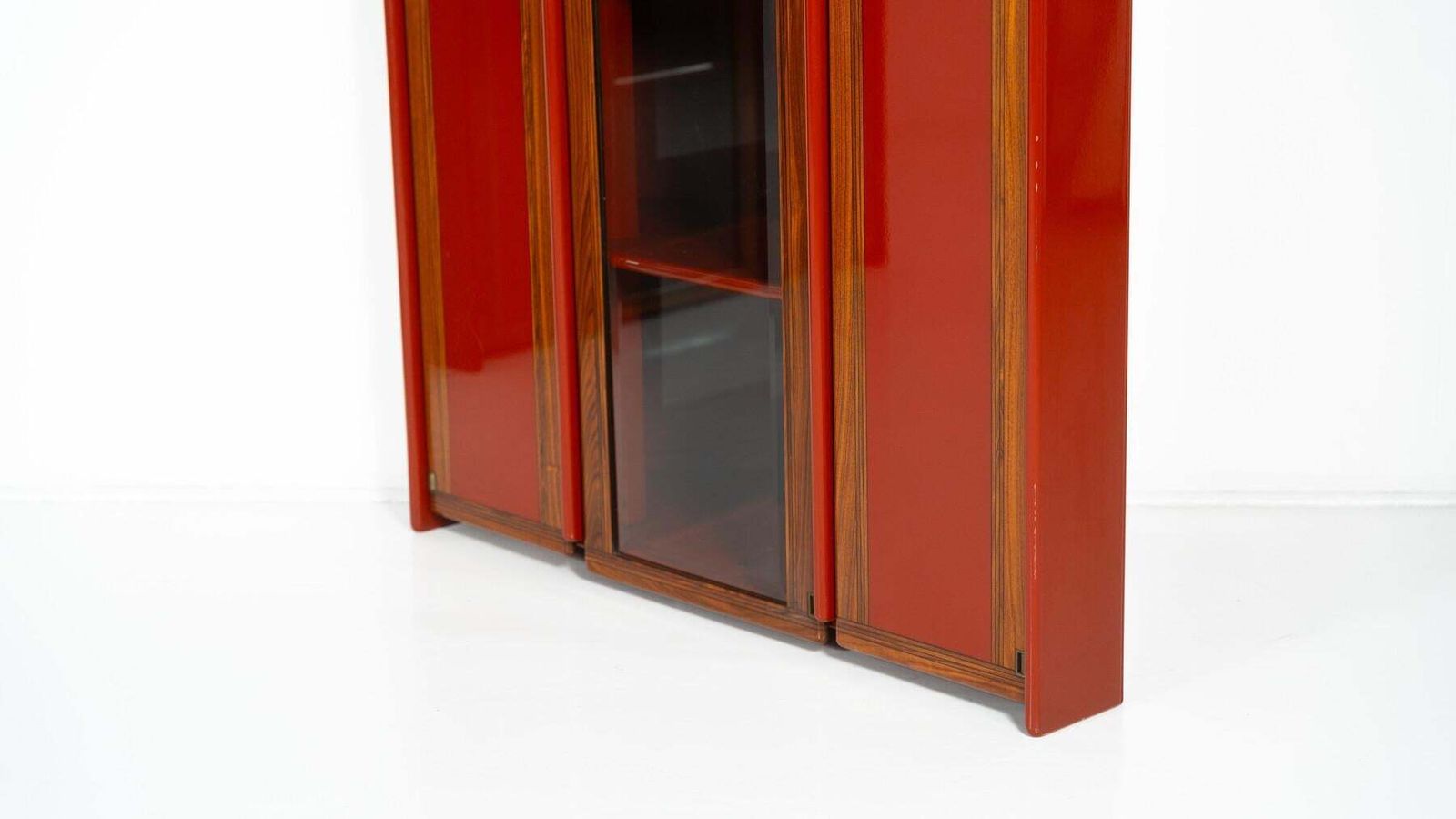 Pair Of Red Artona Bookcases By Afra And Tobia Scarpa, Maxalto, 1960s photo Furniture