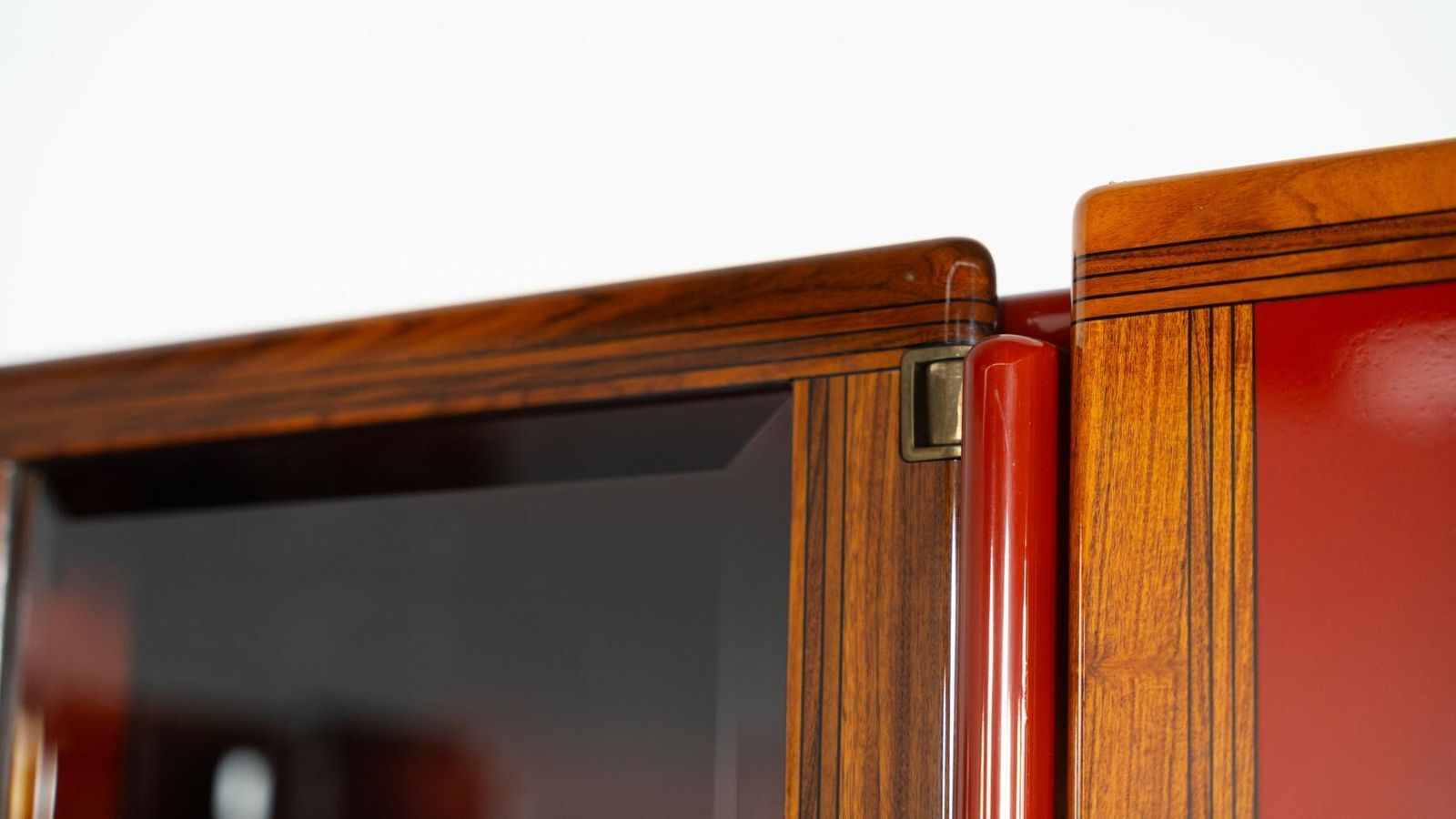 Pair Of Red Artona Bookcases By Afra And Tobia Scarpa, Maxalto, 1960s photo buy