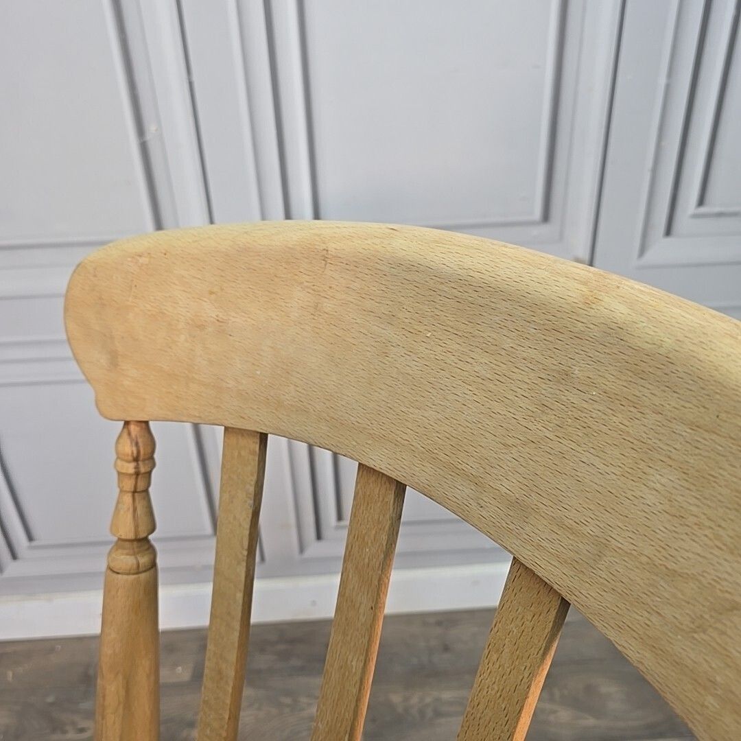 photo buy Antique Wooden Farmhouse Chairs   Victorian Style Turned Country Windsor  Solid