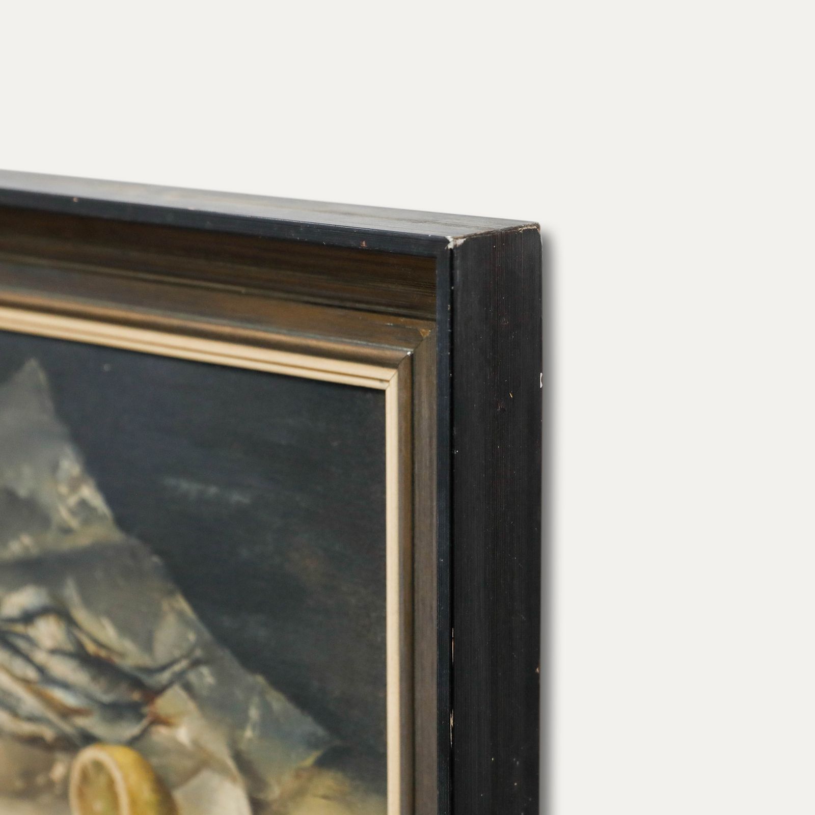 Ina Hooft (1894 1994)   Framed Mid 20th Century Oil, Sprat & Lemon photo buy