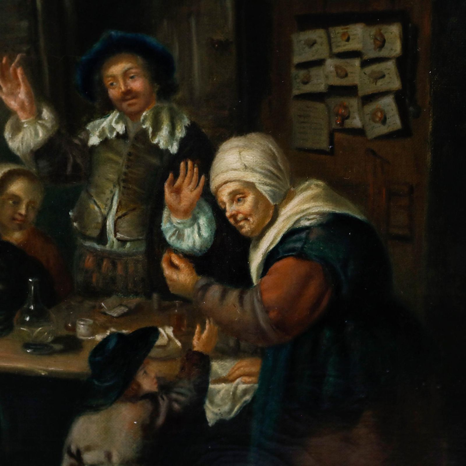 Dutch School Late 19th Century Oil   The Charlatan photo vinterior