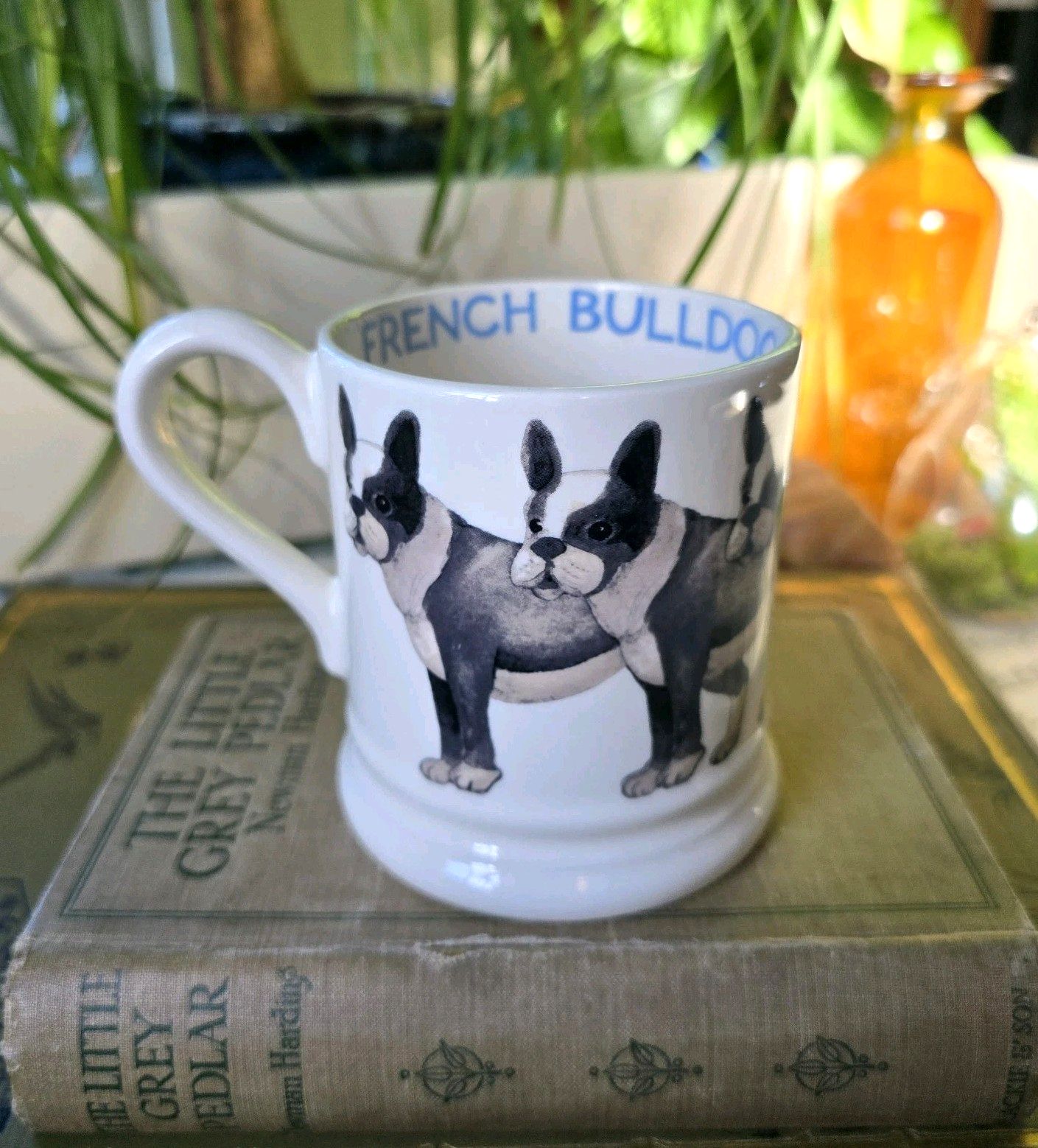 Home Decor Emma Bridgewater French Bulldog 1/2 Pint Mug Very Rare photo