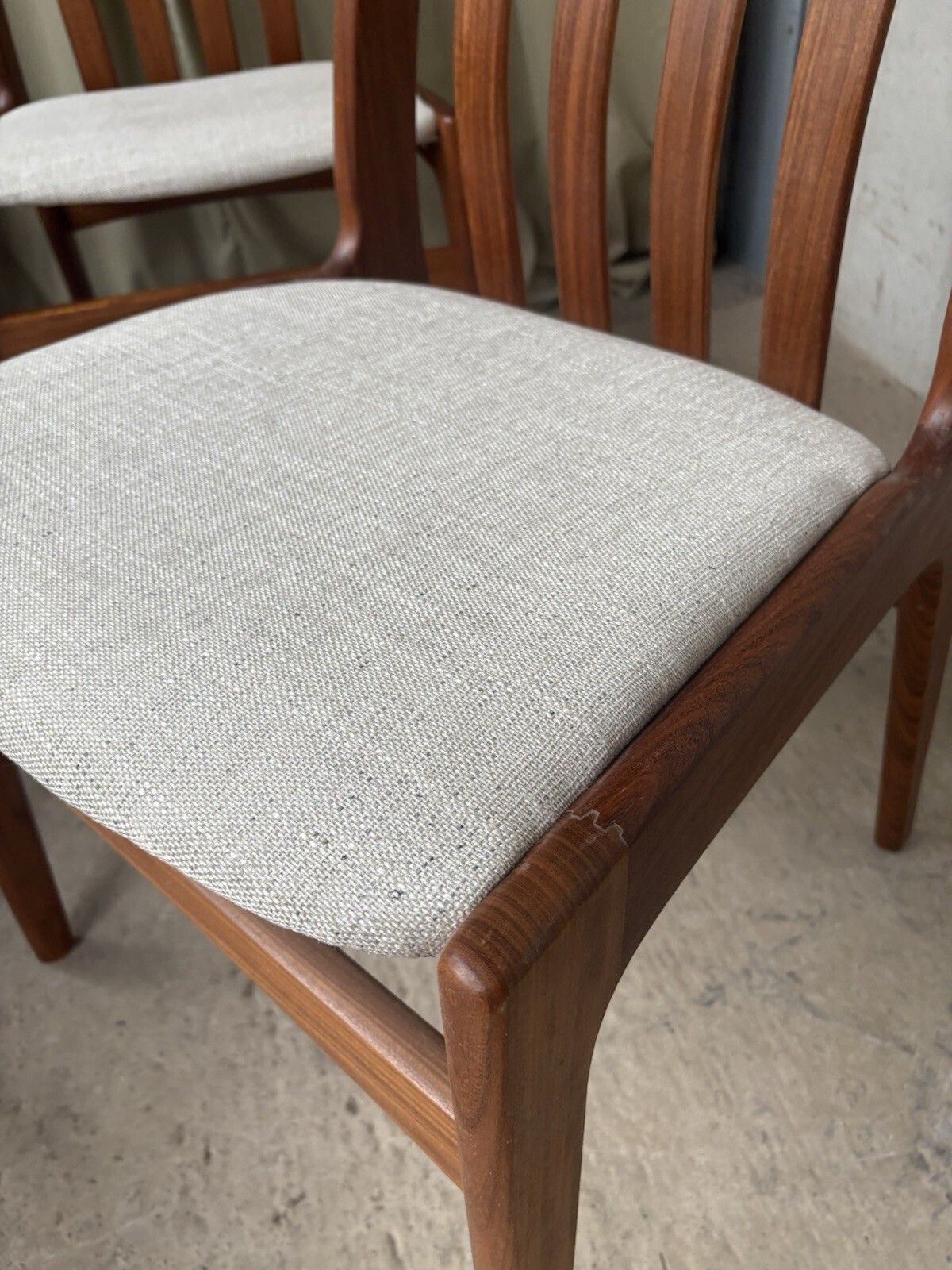 Vtg Mid Century 4 Schonning & Elgaard Danish Dining Chairs Retro Scandi R1005 photo 1380.0