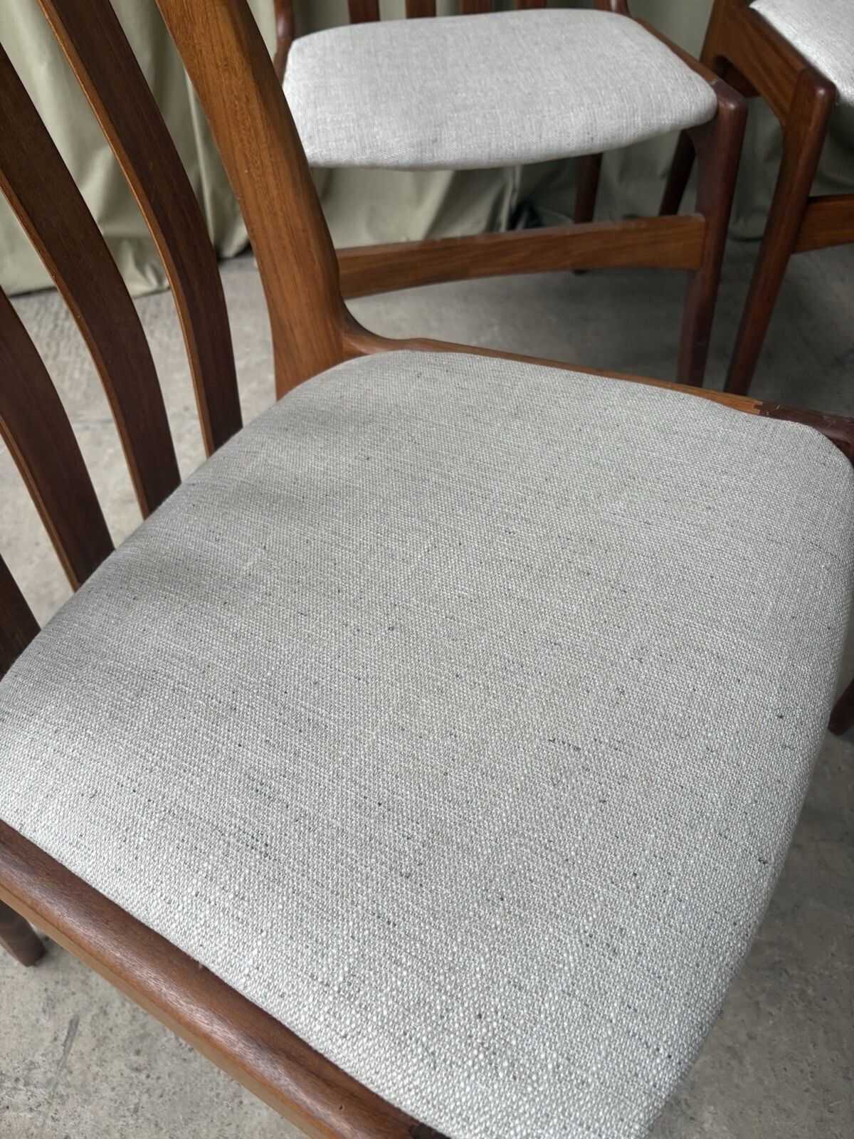 Vtg Mid Century 4 Schonning & Elgaard Danish Dining Chairs Retro Scandi R1005 photo vintage