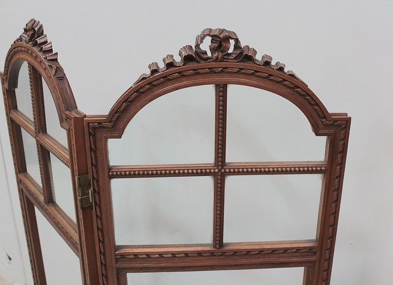 Children's Screen In Walnut 20th photo for sale