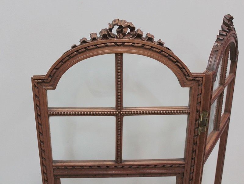 Children's Screen In Walnut 20th photo Home Decor