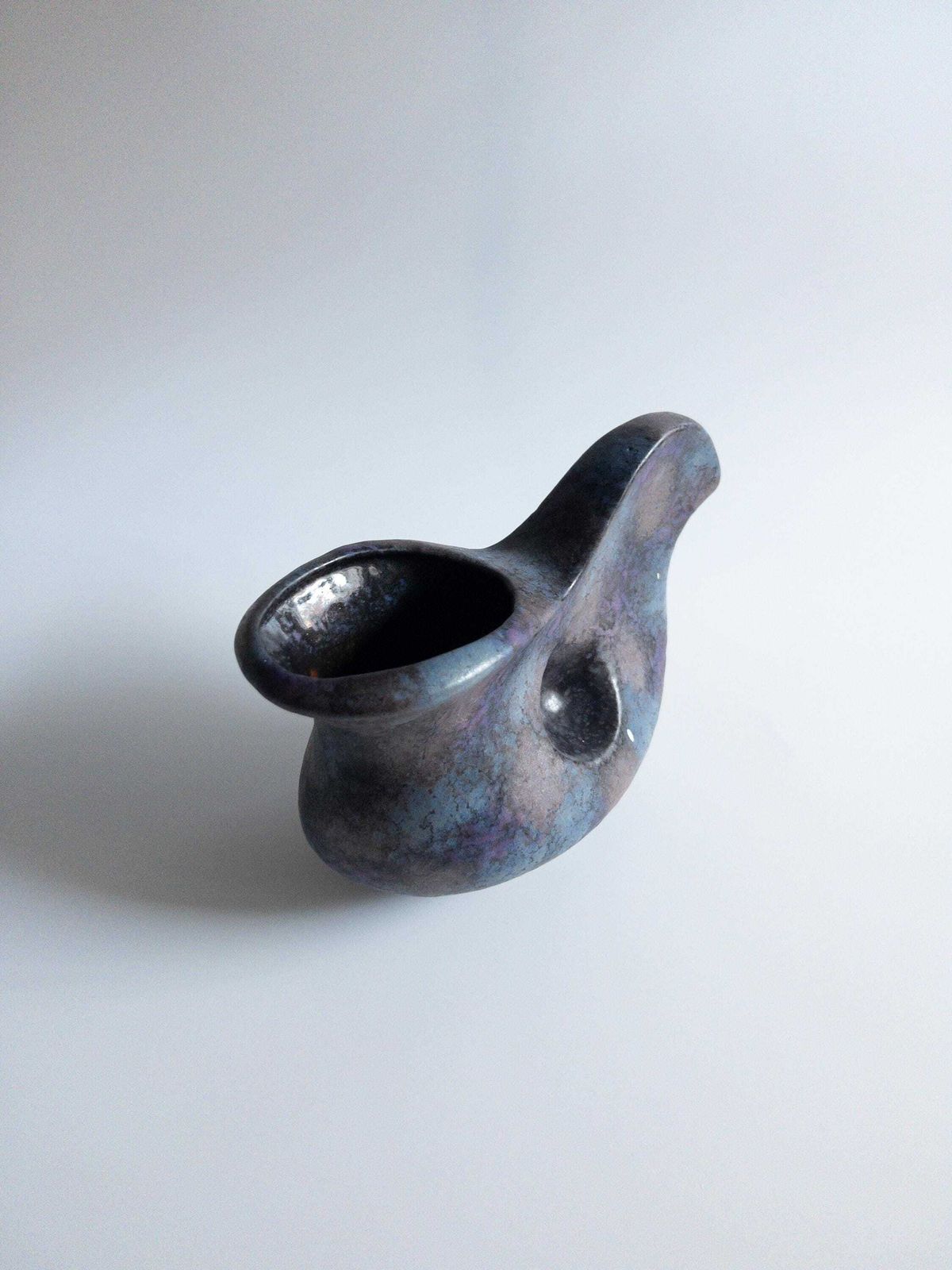 Ruscha Purple Bird Vase   West German Art Pottery   Form G 1 photo buy