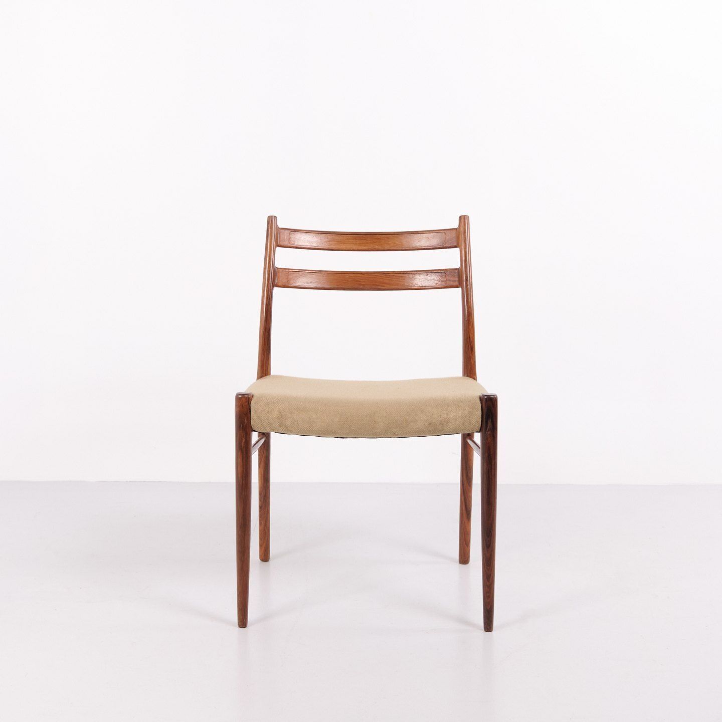 Dining Chairs By Arne Wahl Iversen For Glyngøre Stolefabrik In Rosewood, 1950s. photo furniture