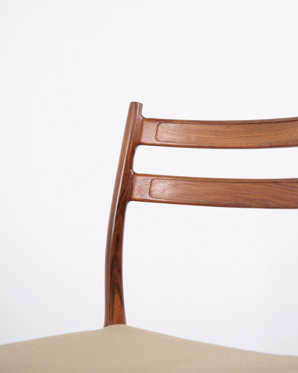 Dining Chairs By Arne Wahl Iversen For Glyngøre Stolefabrik In Rosewood, 1950s. photo buy