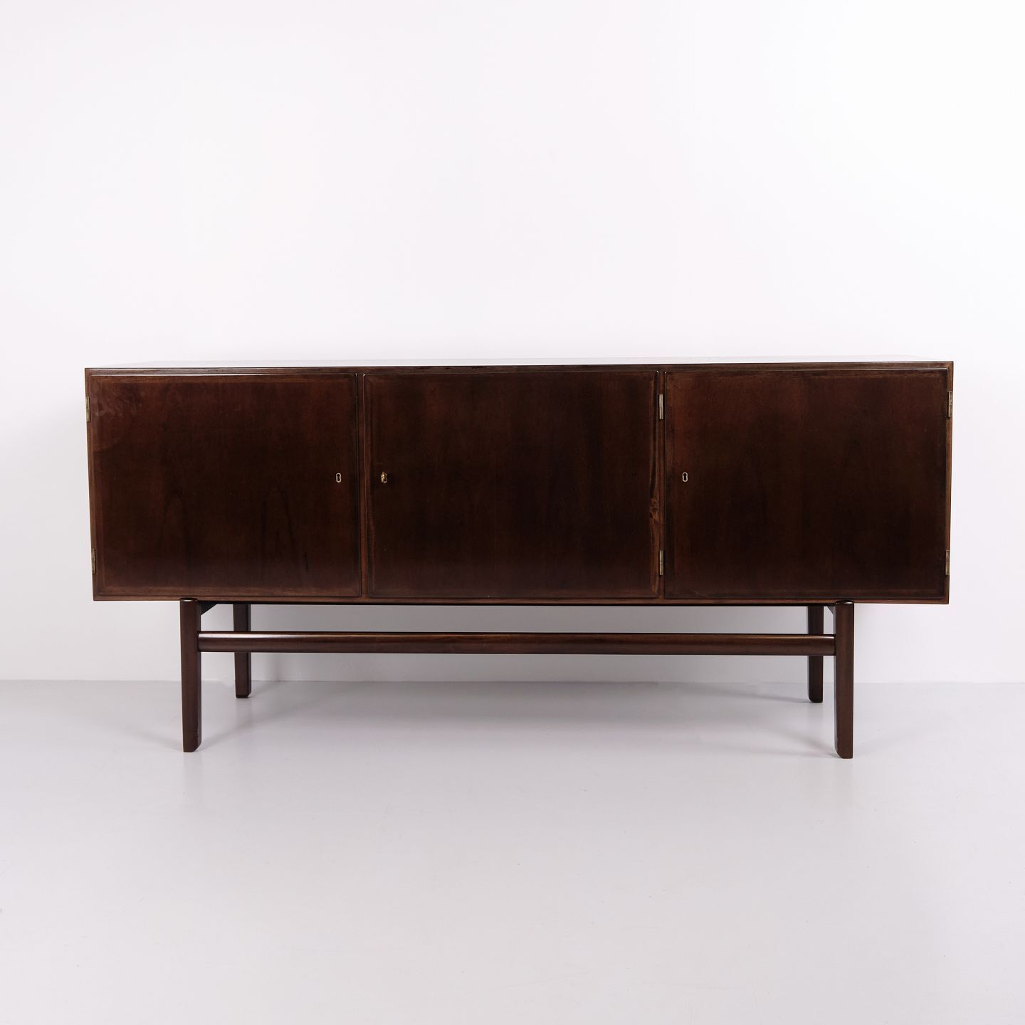 Mahogany Sideboard, Rungstedlund Series By Poul Jeppesens Møbelfabrik.