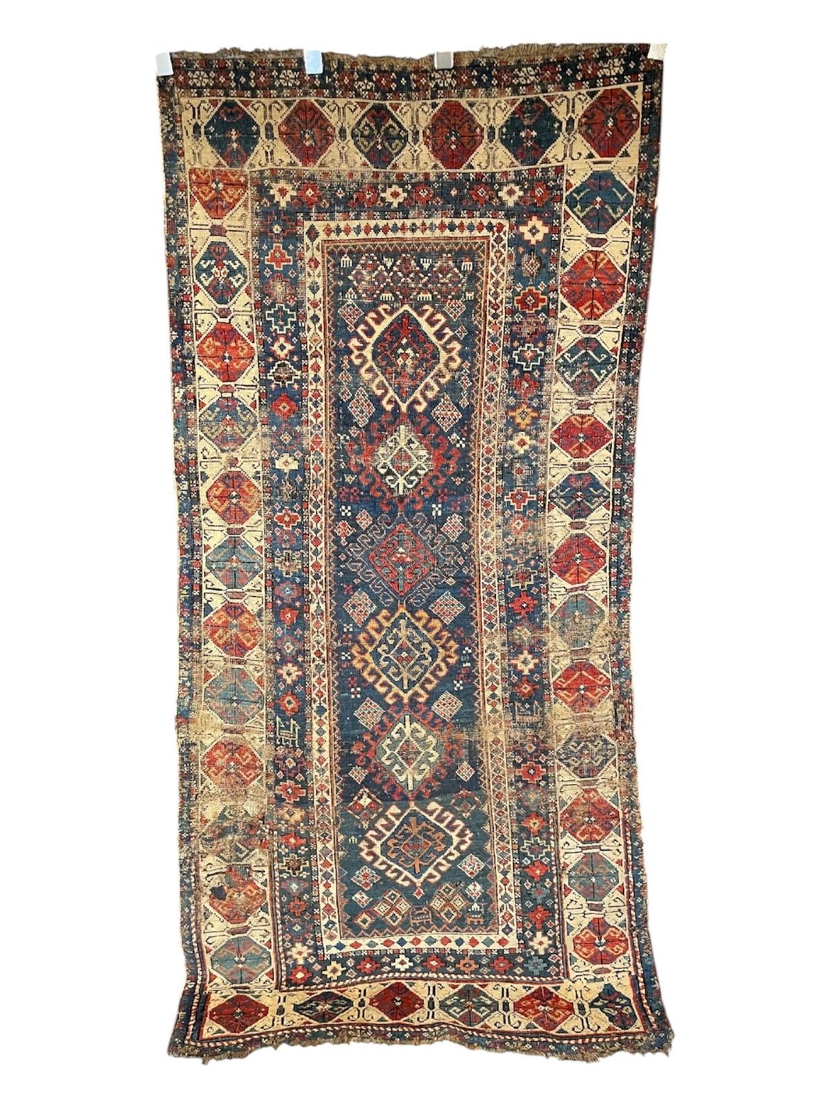 Antique Caucasian Shirvan Runner (Fragment).
