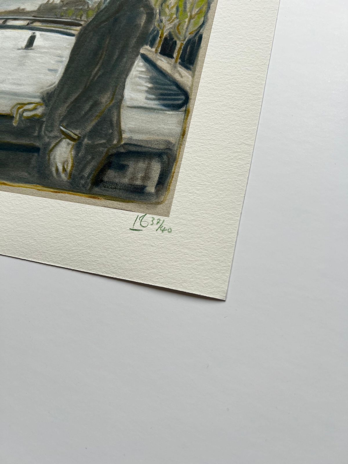 Billy Childish The Eternal Now (Bridges Over The Seine) photo for sale