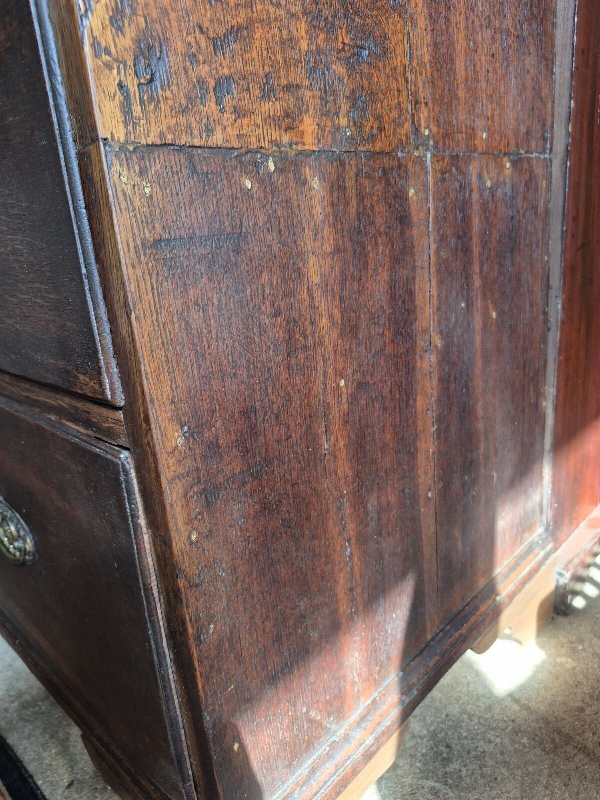 photo for sale A Very Pretty Period Character 18th Century Oak Country House Chest Of Drawers
