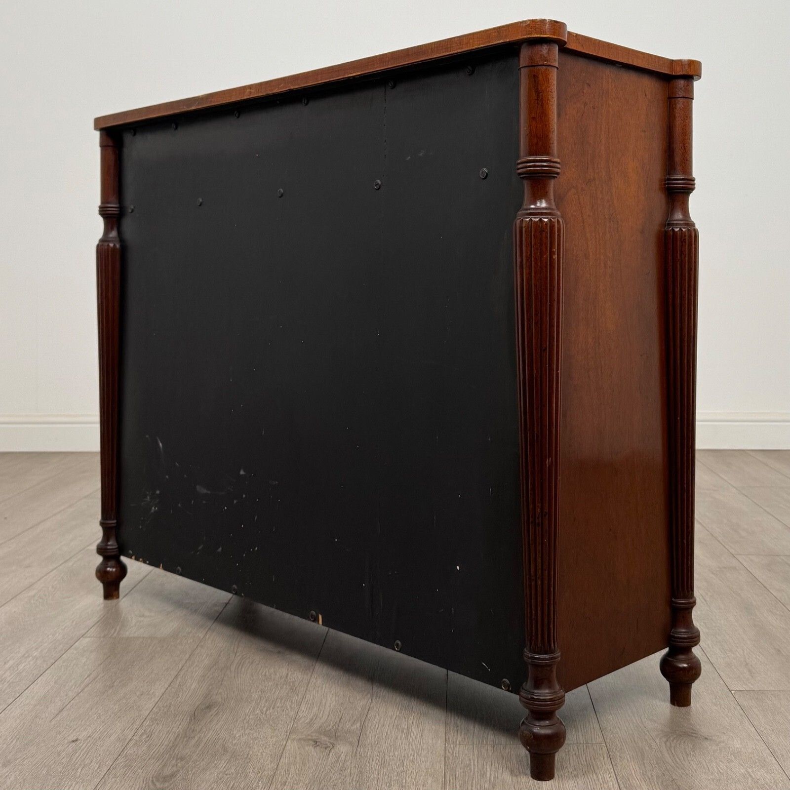 Antique 19th Century Regency Style Cupboard In Mahogany ( Af 5438 ) photo buy