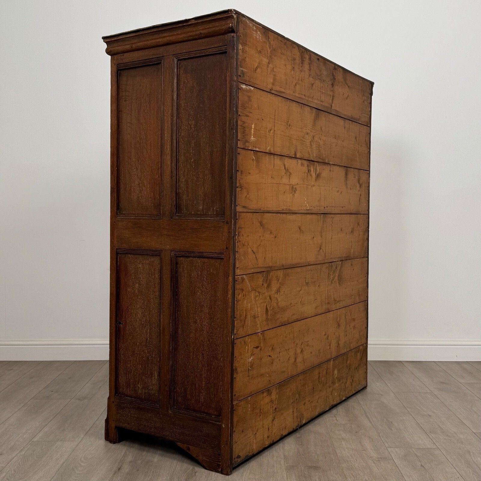 Antique 18th Century Georgian Oak Cupboard ( Af 5423 ) photo 1250.0