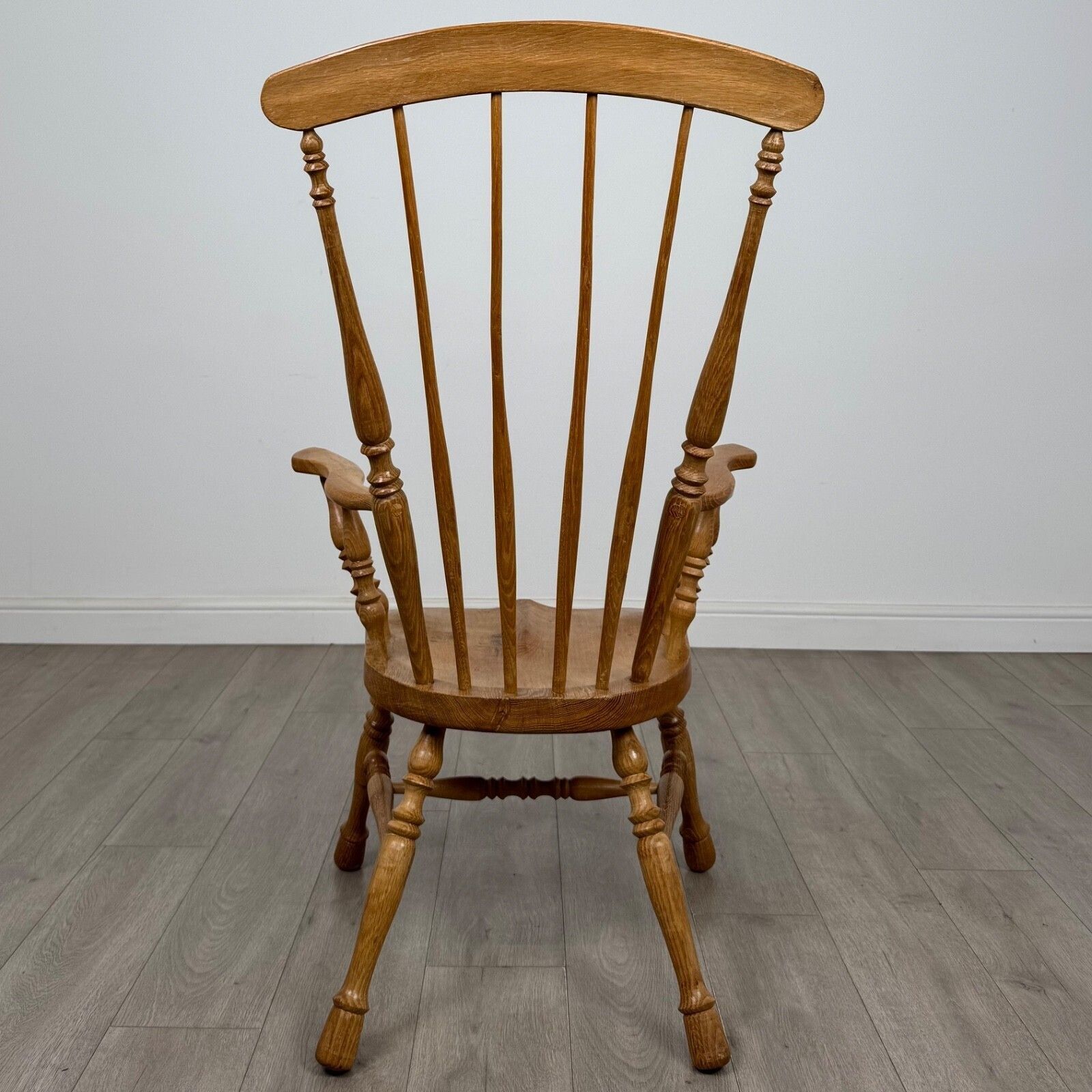 Antique 20th Century Farmhouse Windsor Armchair In Oak ( Af 5430 ) photo Furniture