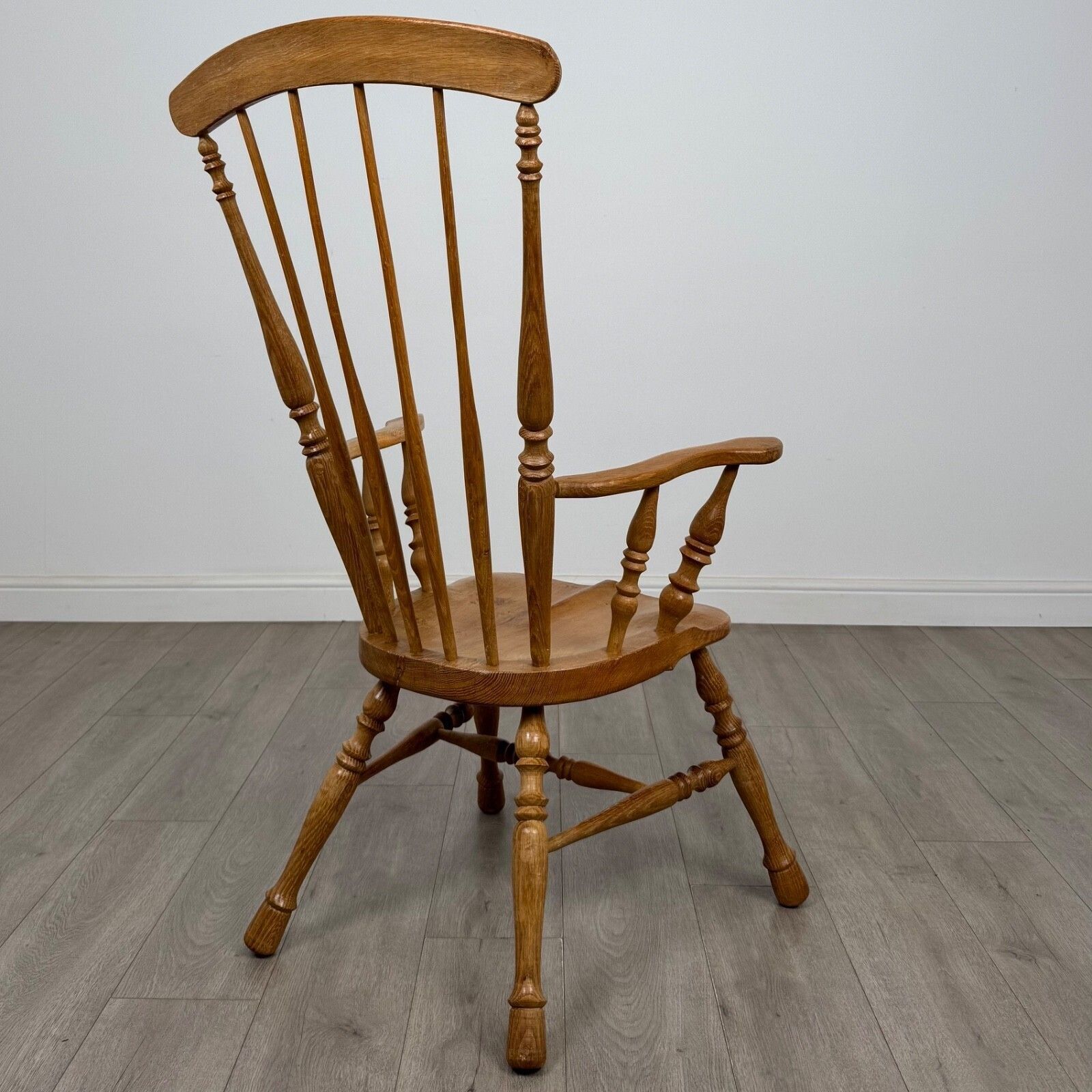 Antique 20th Century Farmhouse Windsor Armchair In Oak ( Af 5430 ) photo 825.0