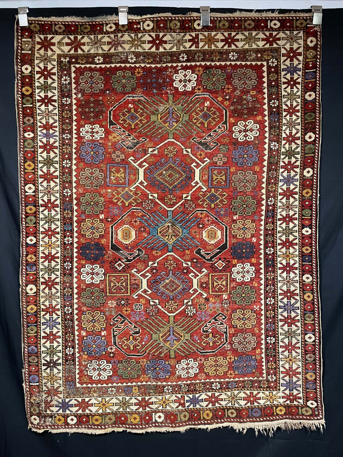 Antique Caucasian Shirvan Bidjov photo for sale