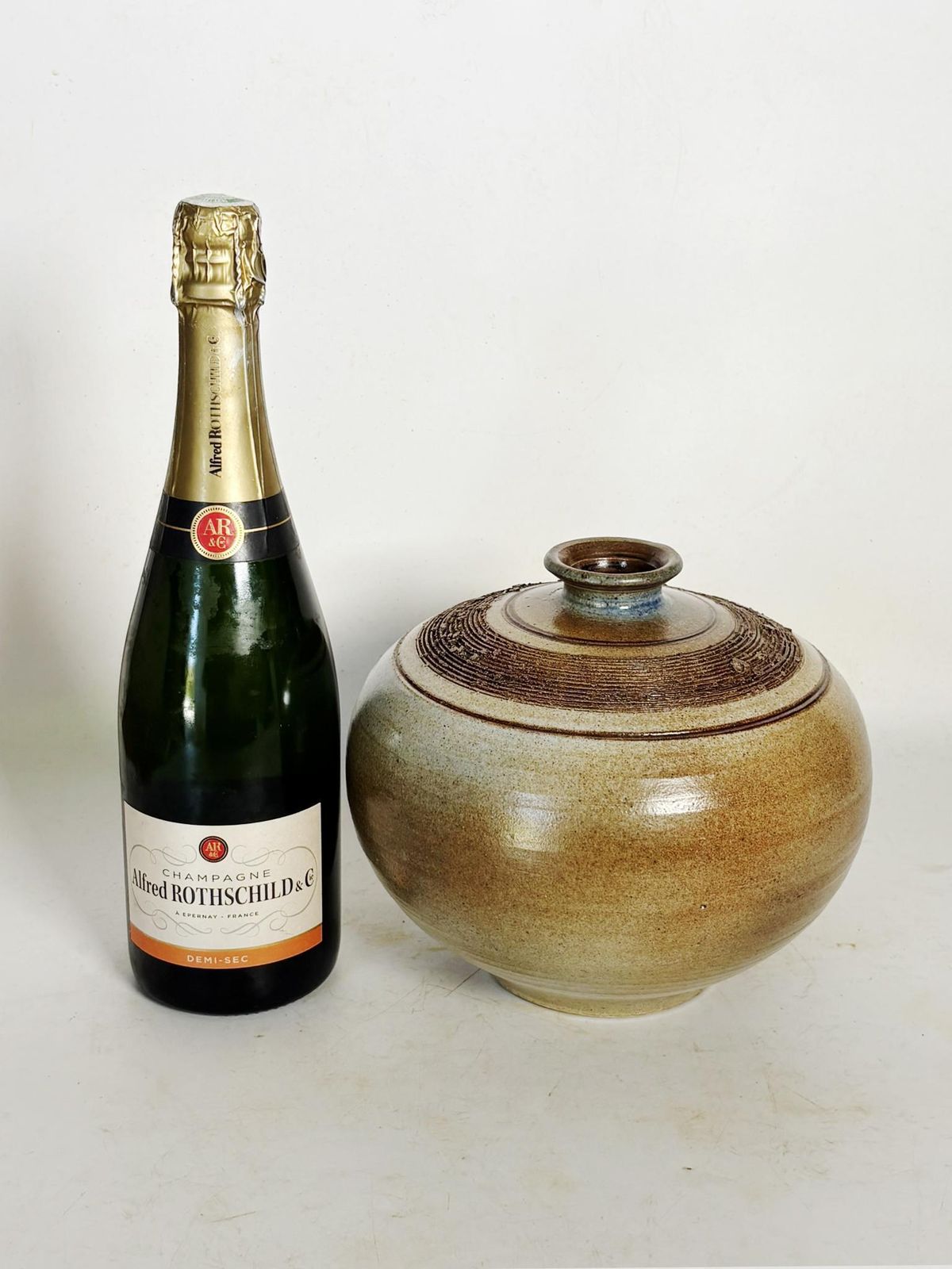 Stoneware Vase, France, 1970, 1970s photo Home Decor