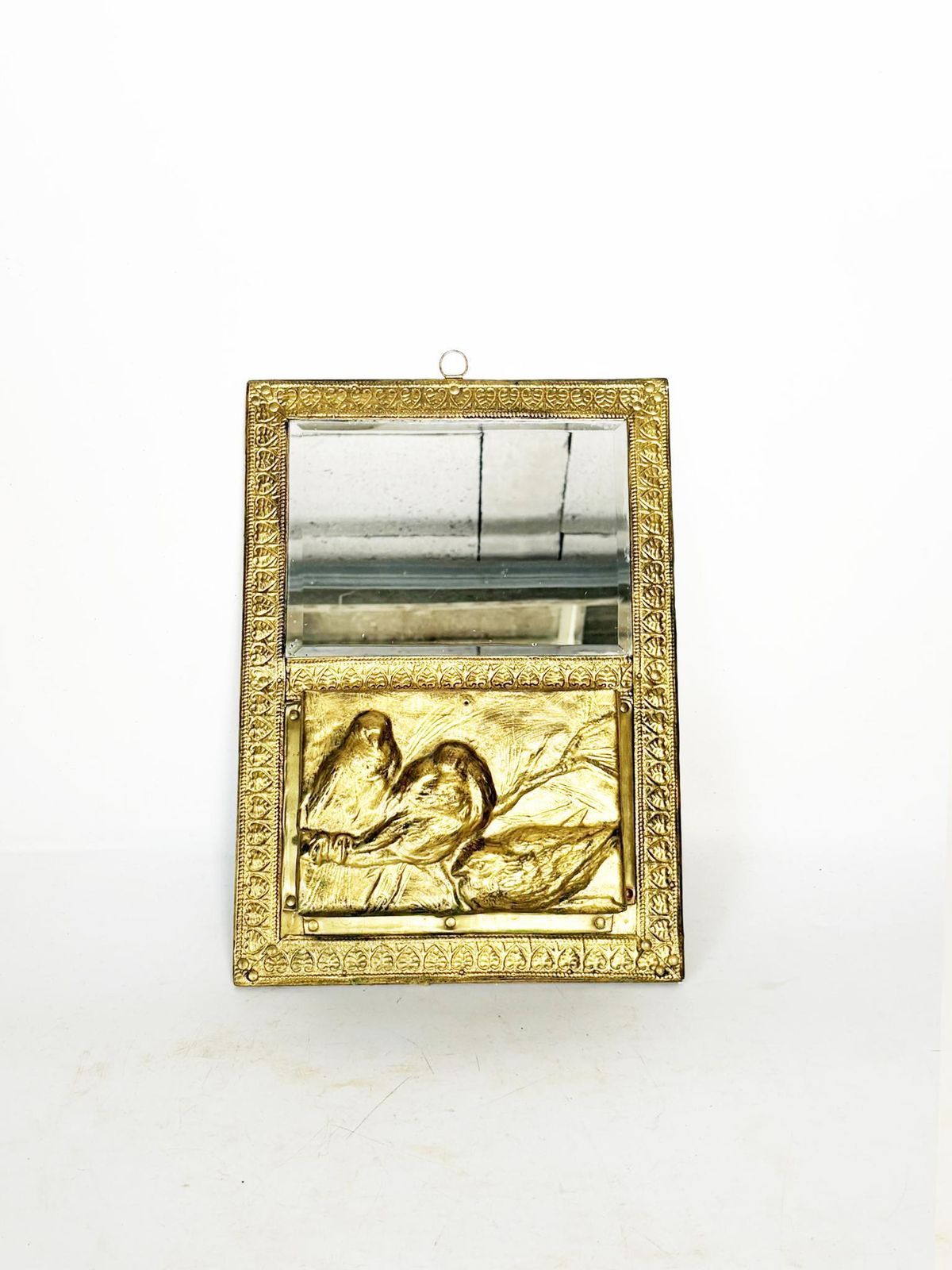 Letter Holder, Gilded Mirror, France, 1970 photo for sale