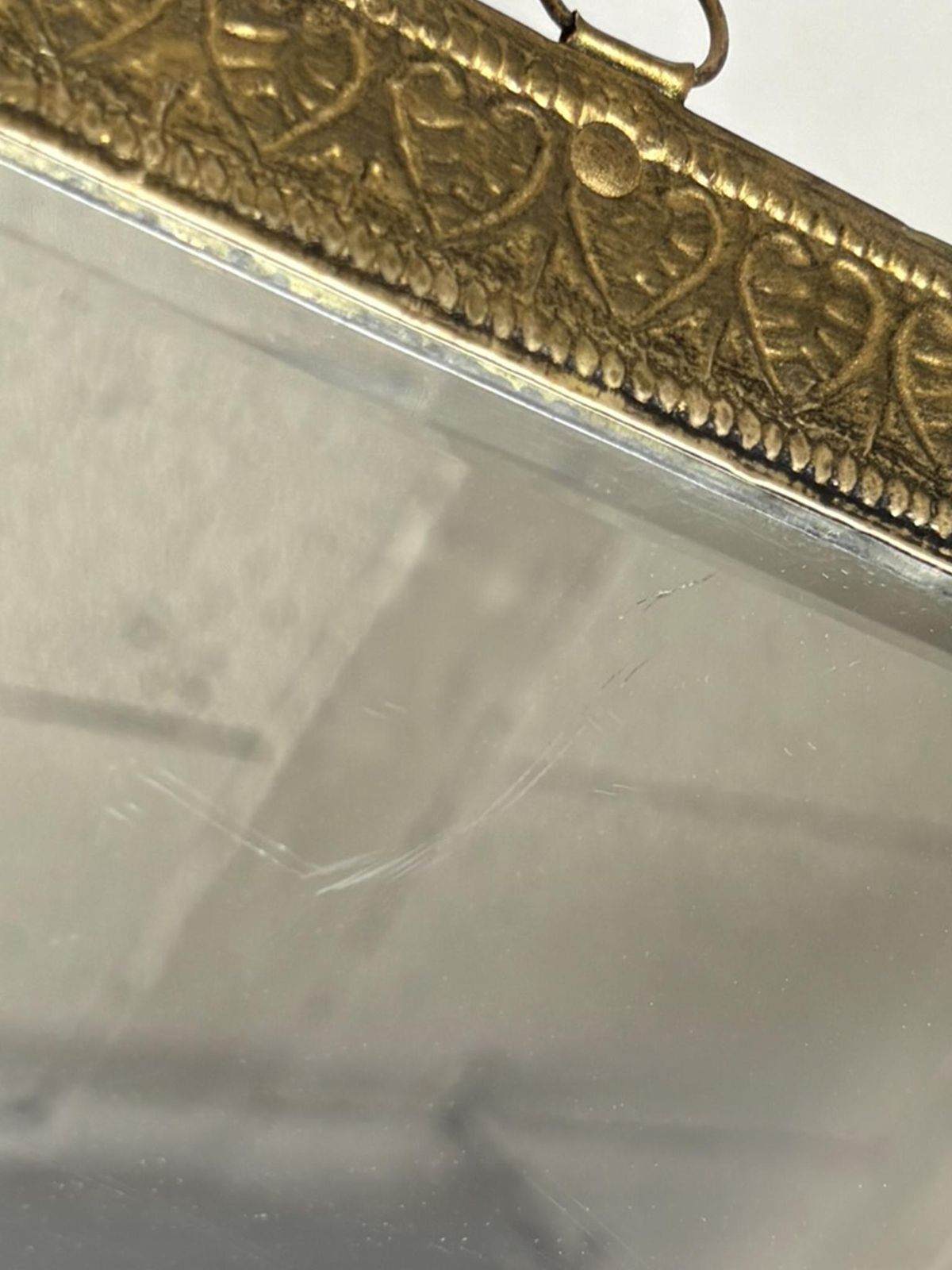 photo for sale Letter Holder, Gilded Mirror, France, 1970