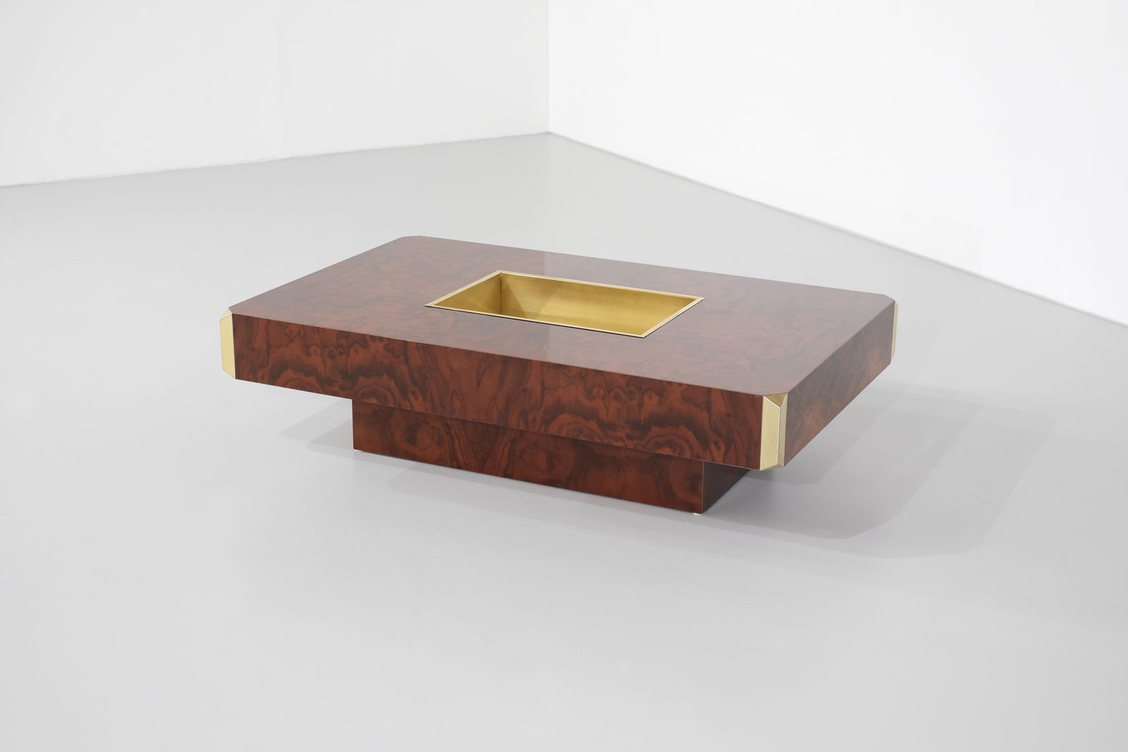 Coffee Table Alveo Attributed To Willy Rizzo For Mario Sabot, Italy 1970s photo buy