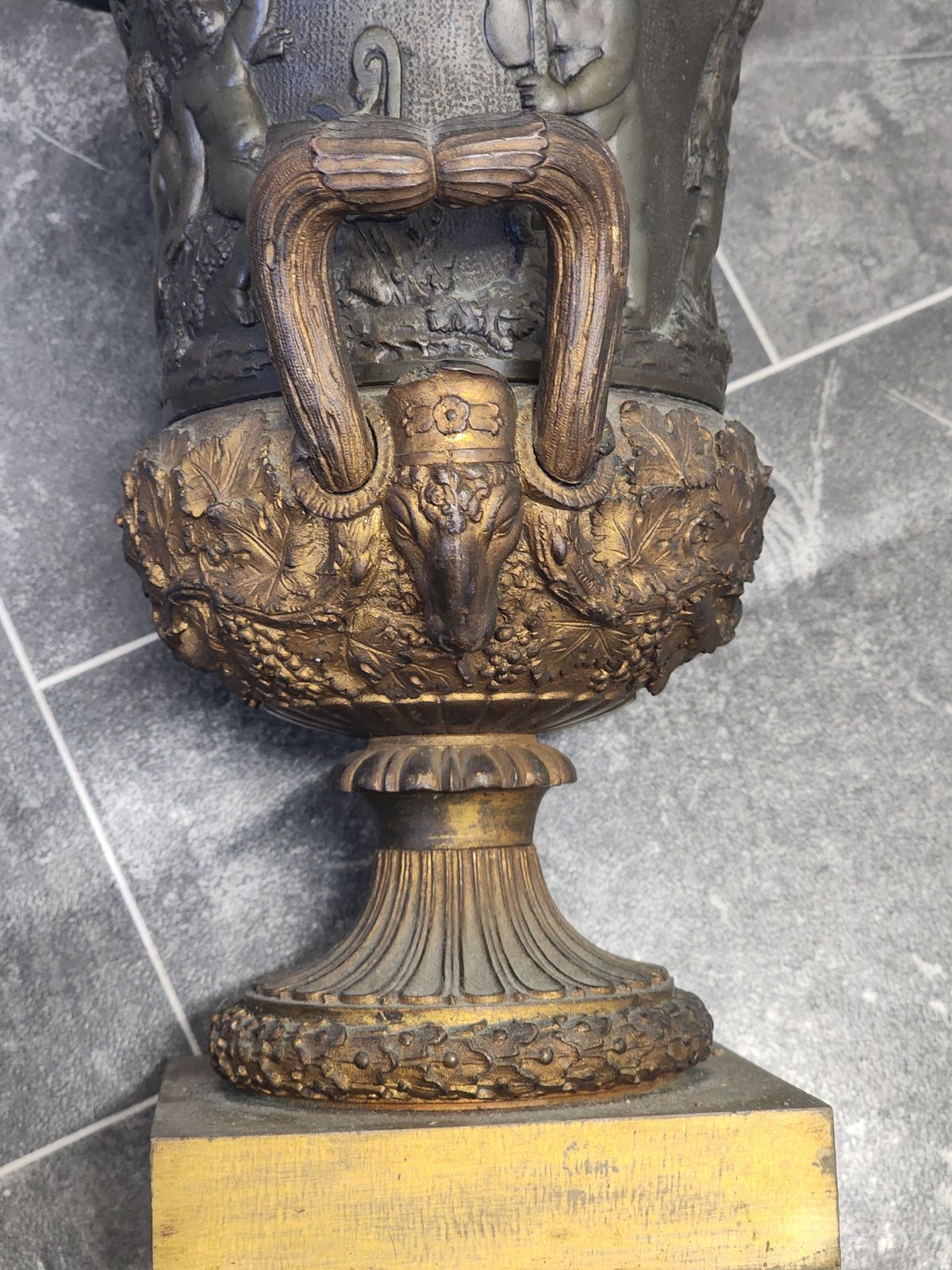19th Century Grand Tour Bronze Medici Style Urn photo buy