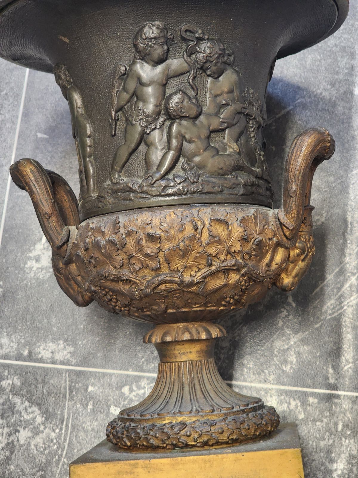 photo for sale 19th Century Grand Tour Bronze Medici Style Urn