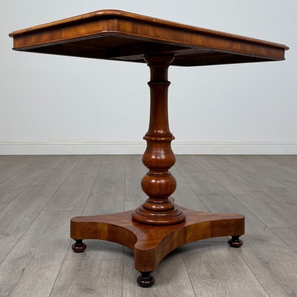 Antique 19th Century Victorian Side Table In Satinwood ( Af 5476 ) photo Furniture