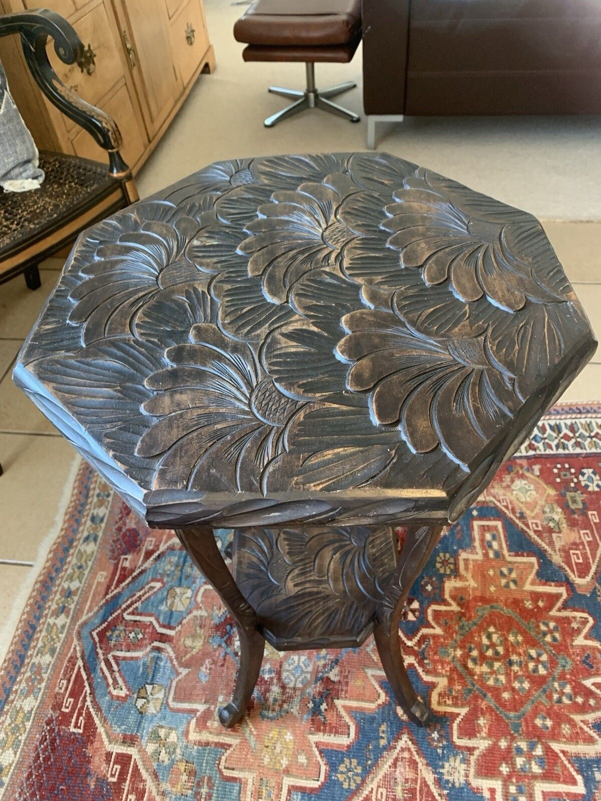 Arts And Crafts Liberty Japanese Chrysanthemum Table.