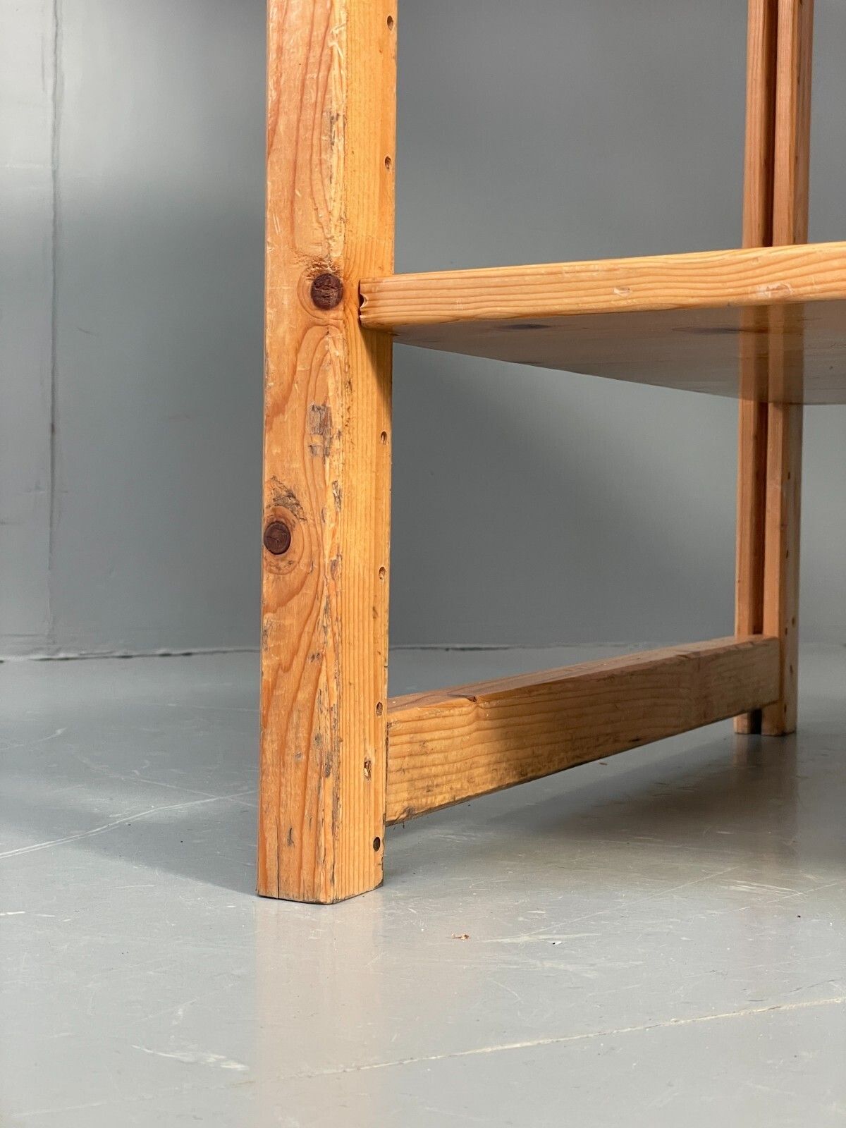Lundia Pine Shelving System Vintage Adjustable Retro Scandi photo vintage